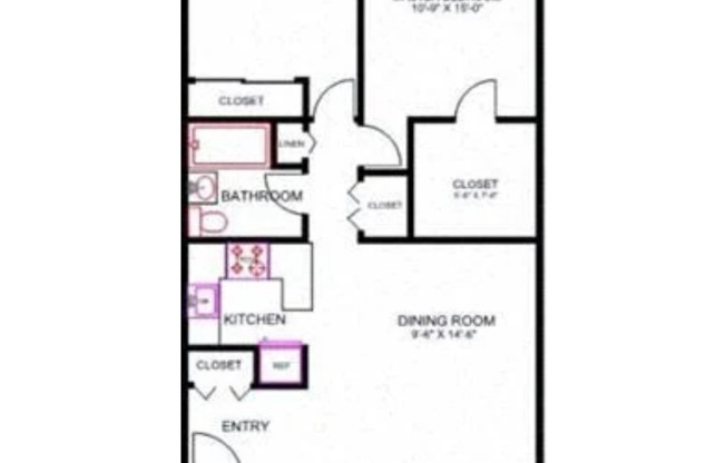 2 beds, 1 bath, 1,050 sqft, $2,350, Unit 60-6