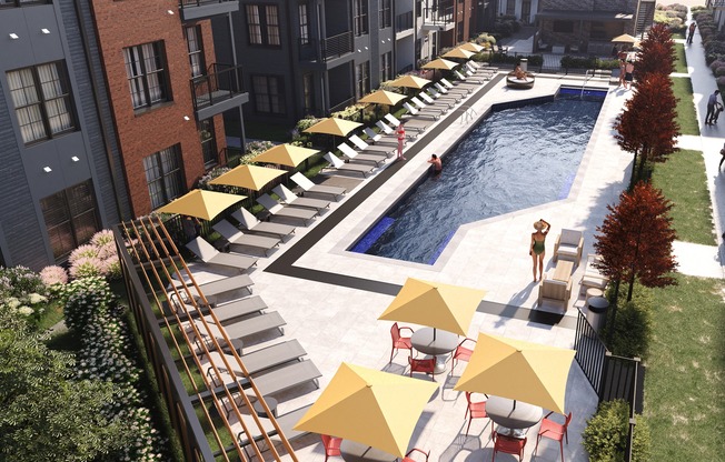 8 on the Park at GVX Pool Rendering