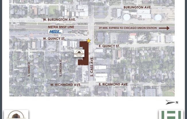 a map of a neighborhood with a street plan and a diagram of a street intersection