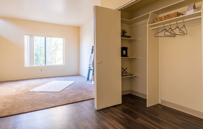 Camino Seco Village apartments with spacious storage areas