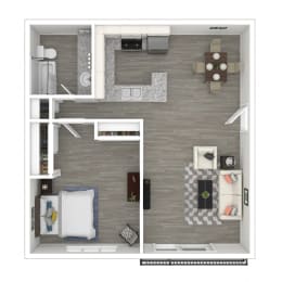 1 bed, 1 bath, 585 sqft, $2,172