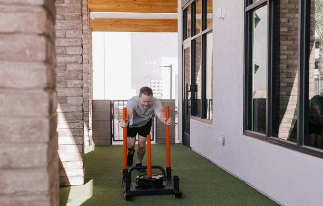 Fitness Lawn at Amavida Marana Apartments in Marana Arizona