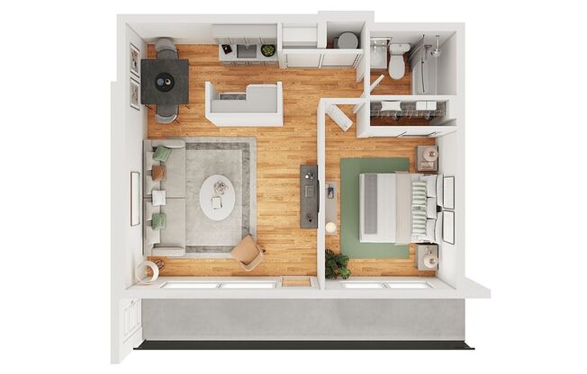 1 bed, 1 bath, 550 sqft, $1,515, Unit 311