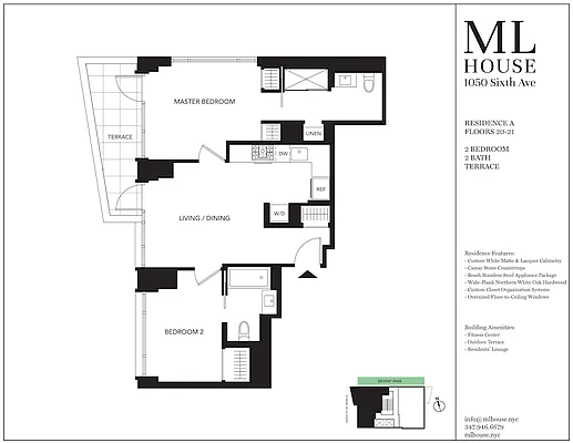 Studio, 1 bath, $7,695, Unit 21A