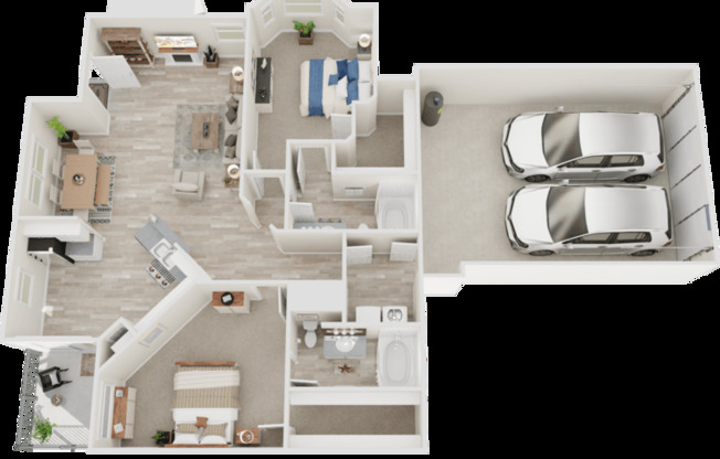 2 beds, 2 baths, 1,270 sqft, $2,180