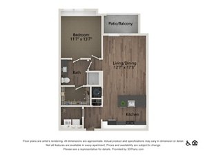 1 bed, 1 bath, 769 sqft, $1,625