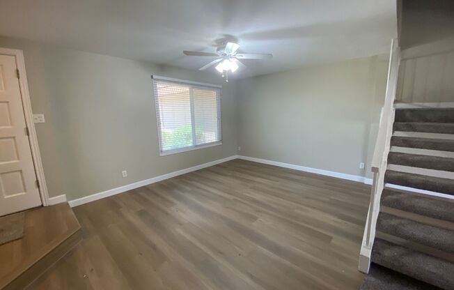 Inviting 3-Bed, 2.5-Bath Townhome: Newly Upgraded with Luxury Vinyl Plank Flooring, Stainless Steel Appliances, Ample Storage, and Access to Community Pool