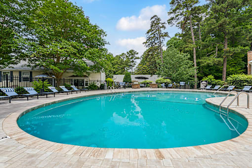 Pool View at Lake Johnson Mews, Raleigh, NC