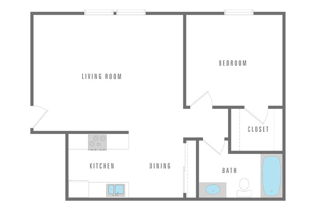 1 Bedroom 1 Bath