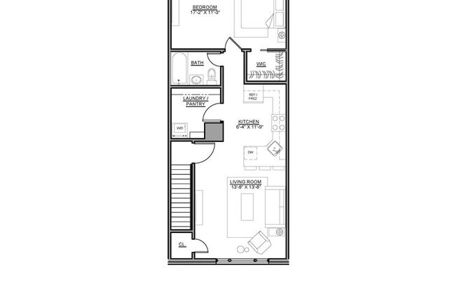 1 bed, 1 bath, 730 sqft, $2,485, Unit 65D