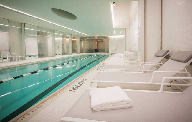 60-foot Indoor Lap Pool