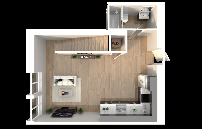 2 beds, 2 baths, 1,061 sqft, $1,600, Unit S7
