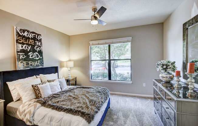 Comfortable Bedroom With Window at The Preserve at Westchase, Tampa, 33626
