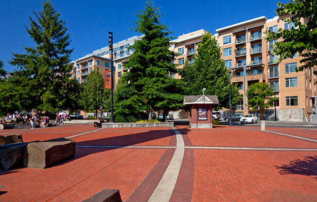 Building Exterior from Esther Short Park - Coen & Columbia