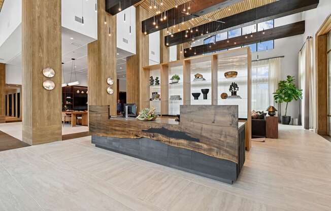 Westdale Hills in Hurst TX Leasing Office front desk