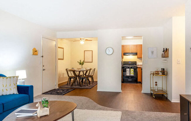 Forest Pointe apartments open floor plan