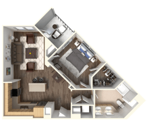 1 bed, 1 bath, 750 sqft, $3,239
