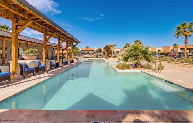 the pool at the resort at pedregal