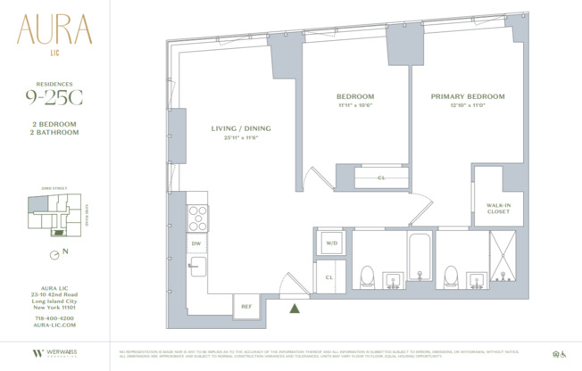 2 beds, 2 baths, $6,800, Unit 12C