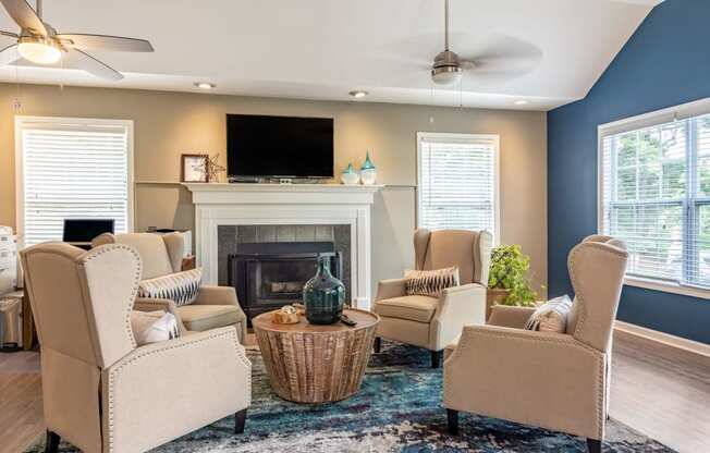 Clubhouse Interior at Oakley Run Apartments in Smyrna, GA