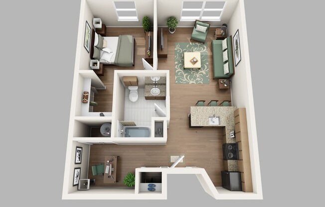 1 bed, 1 bath, 565 sqft, $2,170, Unit 409