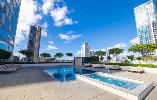 2 beds, 2 baths, $4,400, Unit # 4403