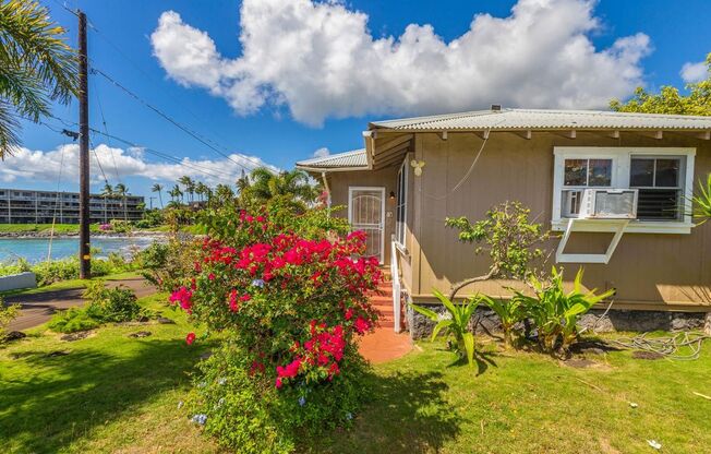 Furnished 2 bedroom, 1.5 bath home in Poipu, with unobstructed ocean view