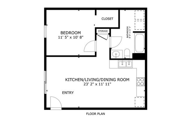 1 bed, 1 bath, 568 sqft, $1,145, Unit 1332-41