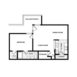 1 bed, 1 bath, 760 sqft, $1,089