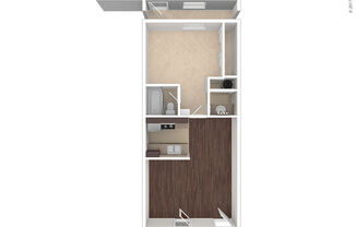 1 bed, 1 bath, 585 sqft, $799