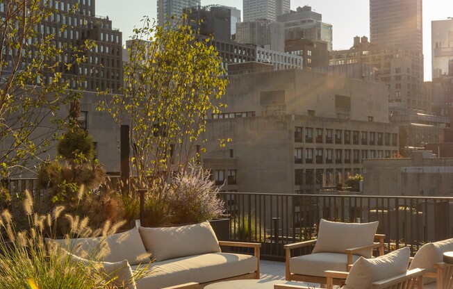 Elevate your lifestyle at Mabel, where stunning skyline views meet stylish outdoor spaces. Relax in beautifully landscaped areas and enjoy the vibrant ambiance of city living. Schedule a tour today to see your new home!