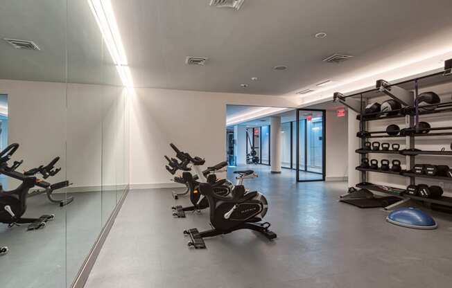 Two Level Fitness Center at Residences at Richmond Trust, Virginia