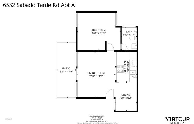 1 bed, 1 bath, 650 sqft, $2,608.2, Unit B