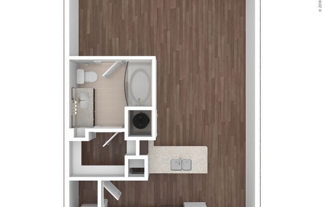 1 bed, 1 bath, 800 sqft, $402