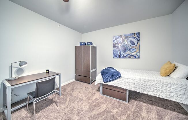 Studio, 1 bath, $2,395, Unit 701 - Private Bedroom