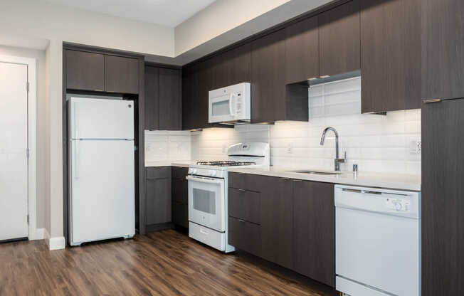 Kitchen with Stainless Steel Appliances