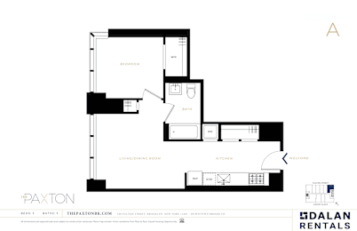 1 bed, 1 bath, $4,680