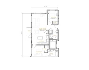 2 beds, 2 baths, 1,101 sqft, $3,636