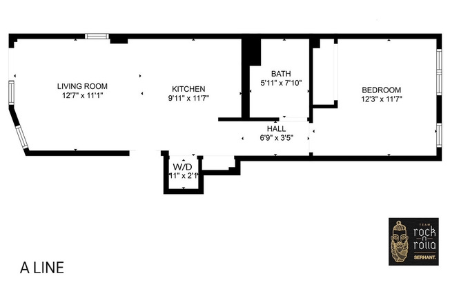 1 bed, 1 bath, $4,050, Unit 2A