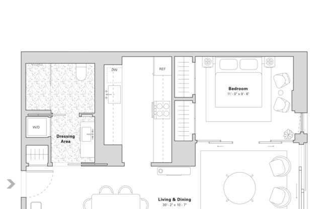 1 bed, 1 bath, 698 sqft, $6,395, Unit PH01