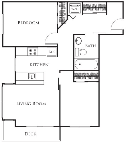 2 beds, 1 bath, 625 sqft, $2,389, Unit 630