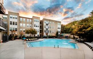 Swimming pool at Mariposa Lofts, Atlanta, GA, 30307