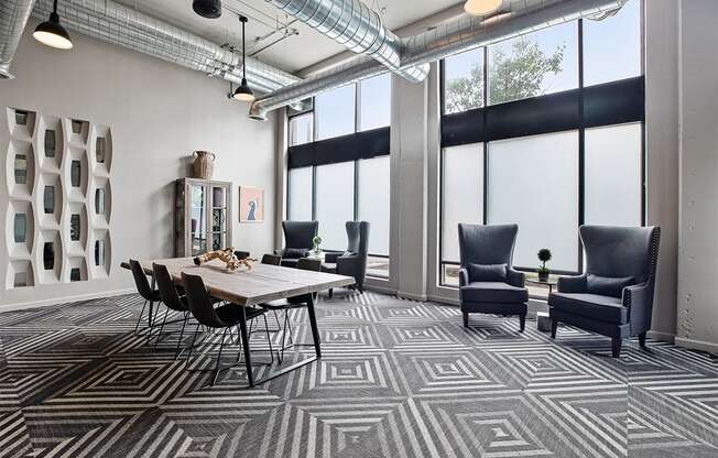 Clubhouse game room at The Shelby, Chicago, IL, 60616