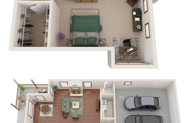 1 bed, 2 baths, 1,650 sqft, $1,855