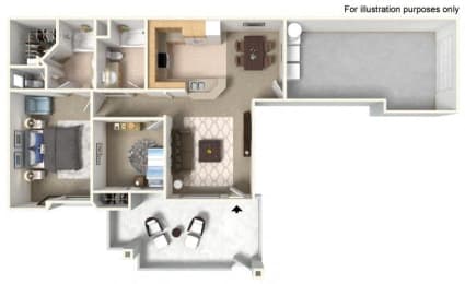 2 beds, 2 baths, 956 sqft, $2,888