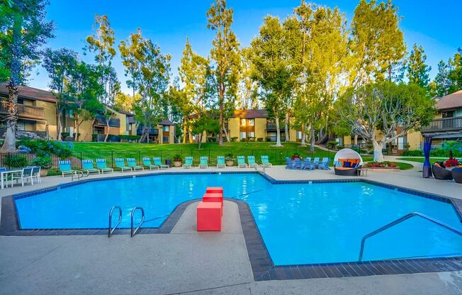 Turquoise Swimming Pool at The Trails at San Dimas, CA, 91773