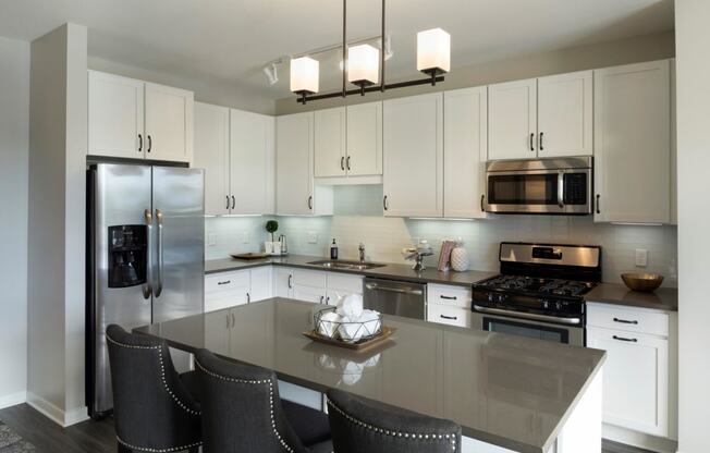 Gourmet Kitchens with Energy Efficient Appliances at Residences at 1700, Minnetonka