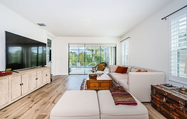 Beautiful Pool home in Starkey Ranch available in September.