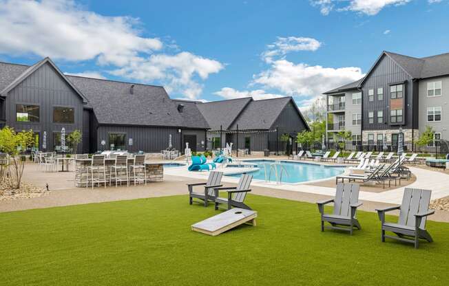 our apartments offer a clubhouse with a pool at Prism at Diamond Ridge, Pennsylvania, 15108