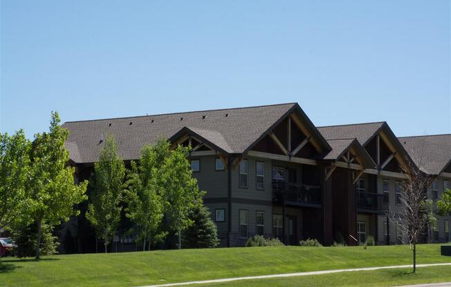 Lush Landscaping at Saddleview Apartments, Bozeman, Montana